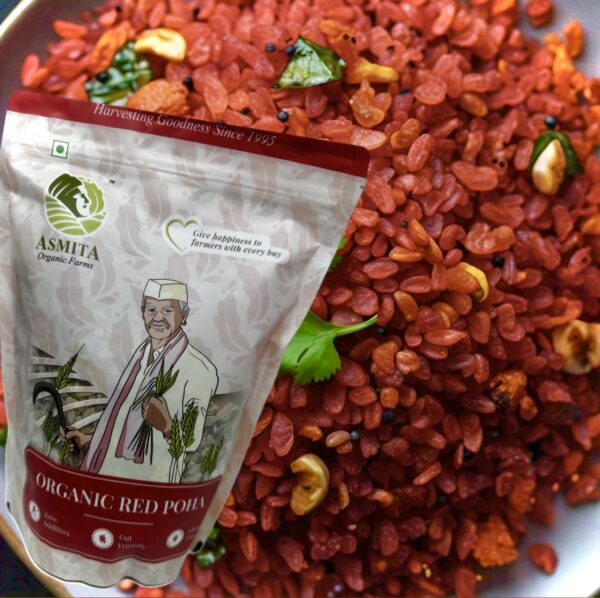 Organic Red Poha - 500 gm