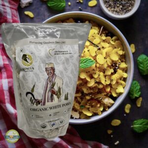 Organic White Poha - 500 gm