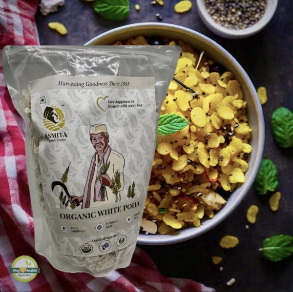 Organic White Poha - 500 gm