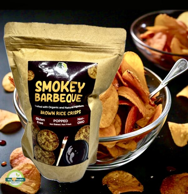 Brown Rice Crisps Smokey Barbeque 50g