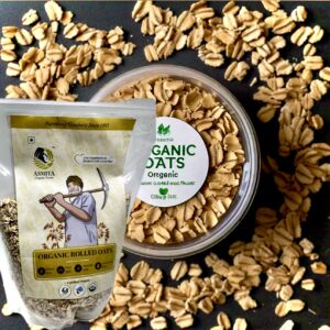 Organic Rolled Oats - 400 gm
