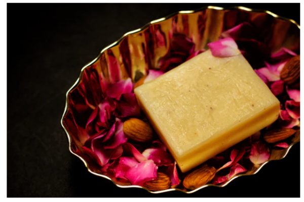 Almond Rose Handmade Soap-75g - Image 2