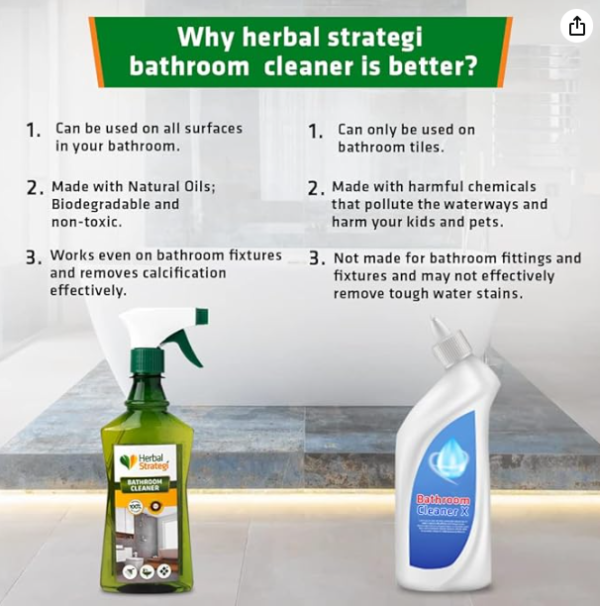 Herbal Bathroom Cleaner 500ml - Image 2