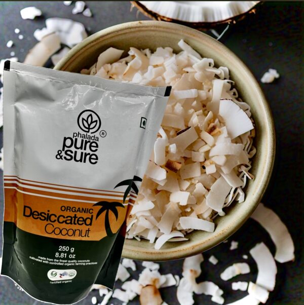 Organic Desiccated Coconut Powder 250g
