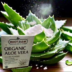 Organic Aloe Vera Leaves Powder 100g