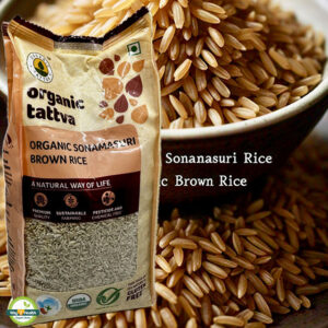 Organic Sonamasuri Brown Rice 1kg